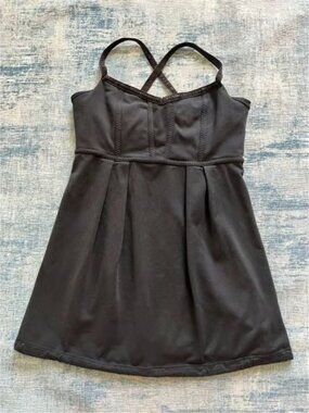 Lululemon Black Bulerias Athletic Tank Top Size 6